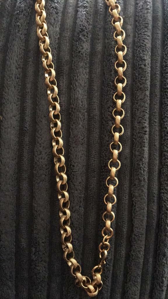 GP Lined Patterned Belcher Chain 54.88g 